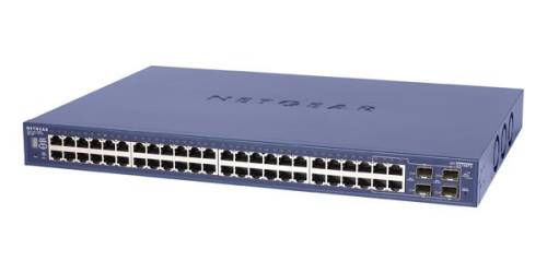 Switch netgear gs748t cu management fara poe 48x1000mbps-rj45 + 2x1000mbps-rj45 (sau 2xsfp) + 2xsfp