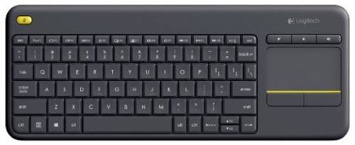 Tastatura logitech touch k400 plus wireless black (us)