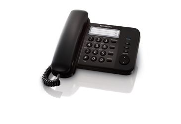 Telefon analogic cu memorie panasonic kx-ts520fxb (negru)