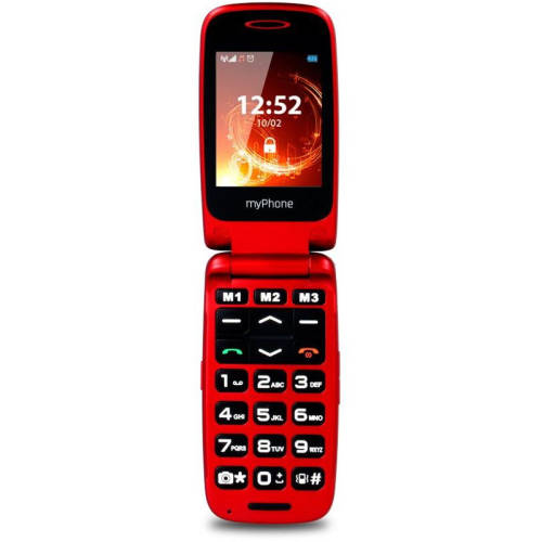Telefon mobil myphone rumba single sim red