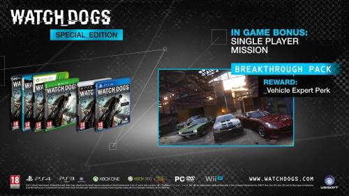 Ubisoft Watch dogs d1 edition wii u