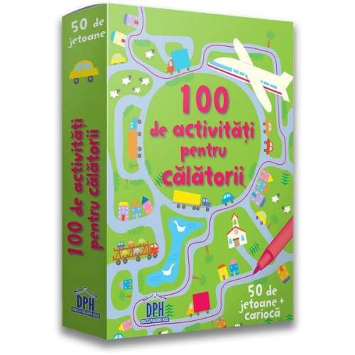 100 de activitati pentru calatorii. 50 de jetoane, editura Didactica Publishing House