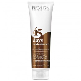 2in1 sampon si balsam - revlon professional 45 days total color care sensual brunettes 275 ml