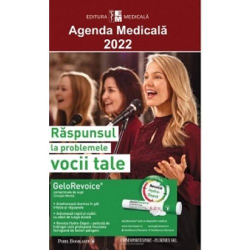 Agenda medicala 2022 - cornel chirita, cristina daniela marineci, editura medicala