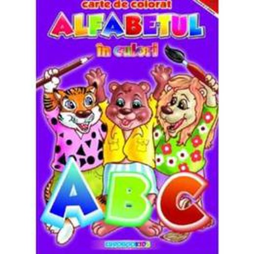Alfabetul in culori - carte de colorat, editura eurobookids