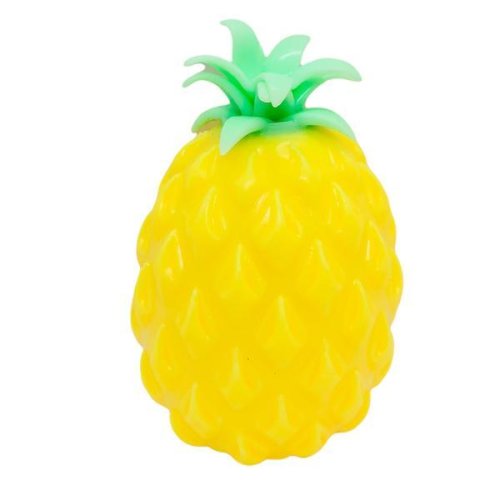 Ananas slime fidget toy, antistres, elastic, galben/verde, +3 ani