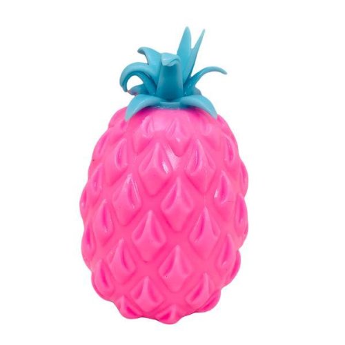 Ananas slime fidget toy, antistres, elastic, roz/albastru