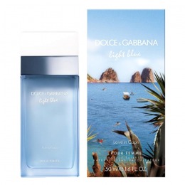Apa de toaleta dolce   gabbana light blue love in capri, femei, 50ml