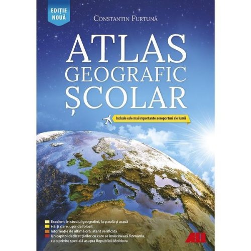 Atlas geografic scolar ed.6 - constantin furtuna, editura all