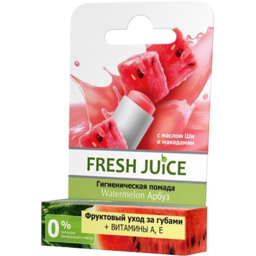 Balsam de buze cu aroma de pepene verde si vitaminele a si e fresh juice, 3.6g