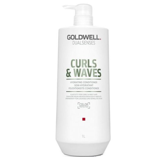 Balsam hidratant pentru par cret sau ondulat - goldwell dualsenses curls waves hydrating conditioner, 1000 ml