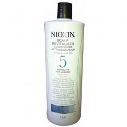 Balsam par normal spre aspru cu aspect subtiat - nioxin system 5 scalp revitaliser conditioner 1000 ml