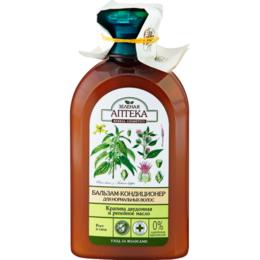 Balsam pentru par normal cu extract de urzica si ulei de brusture zelenaya apteka, 300ml