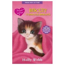 Biscuit, o pisicuta speriata - holly webb, editura litera