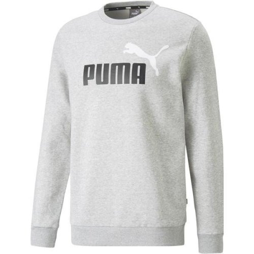 Bluza barbati puma essentials two-tone big logo crew neck 58676204, m, gri