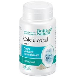 Calciu coral ionic rotta natura, 30 capsule