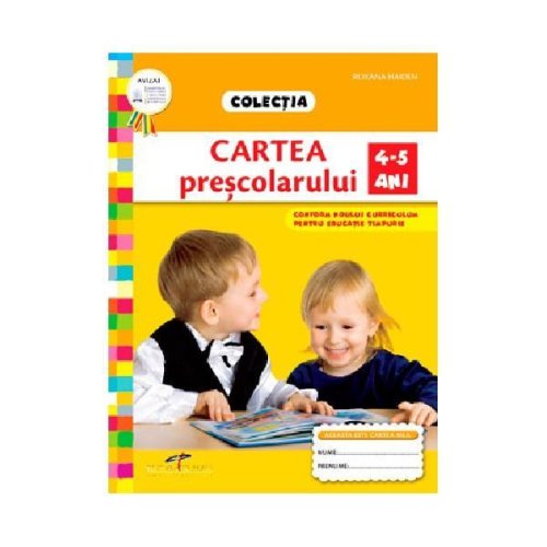 Cartea prescolarului 4-5 ani, roxana haiden, editura cd press
