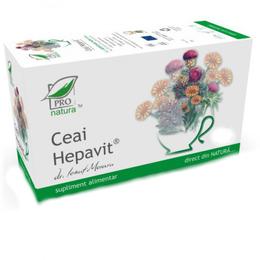 Ceai hepavit medica, 25 doze