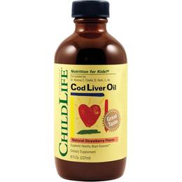 Cod liver oil pentru copii secom, 237 ml
