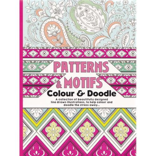 Colour therapy, patterns and motifs. carte de colorat antistress, modele si motive
