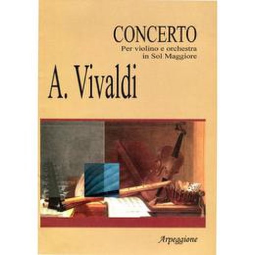 Concerto per violino e orchestra in sol maggiore - a. vivaldi, editura arpeggione