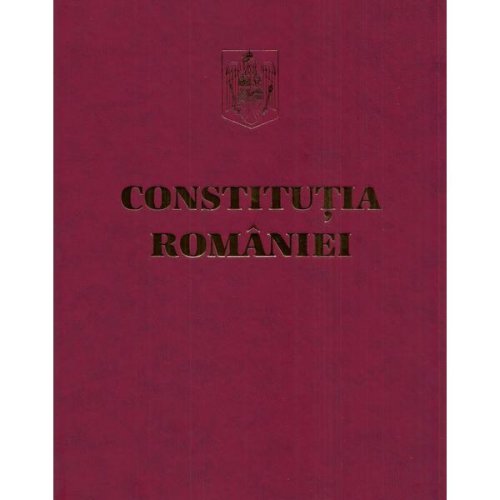 Constitutia romaniei, editia de protocol in limba romana, editura monitorul oficial