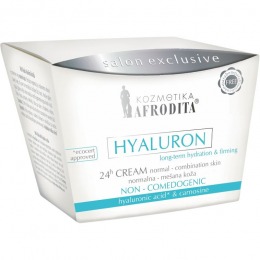 Cosmetica afrodita - crema hyaluron 24h pentru ten normal, mixt 50 ml 
