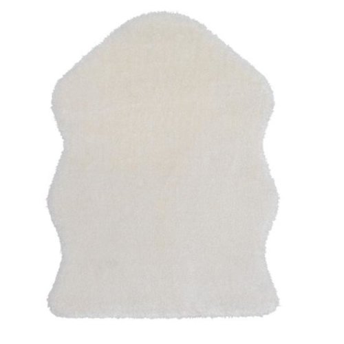 Covor din blana artificiala, moale, calduros si confortabil, 150x90 cm, alb