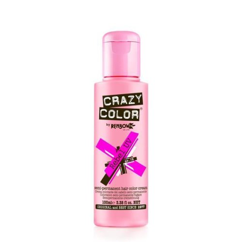 Crazy color vopsea nuantatoare neon nr. 78 rebel uv roz 100 ml