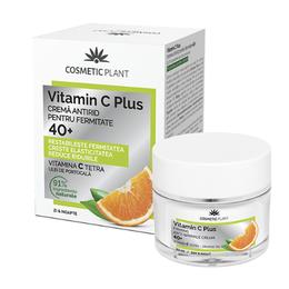 Crema antirid pentru fermitate 40+ vitamin c plus cosmetic plant, 50ml