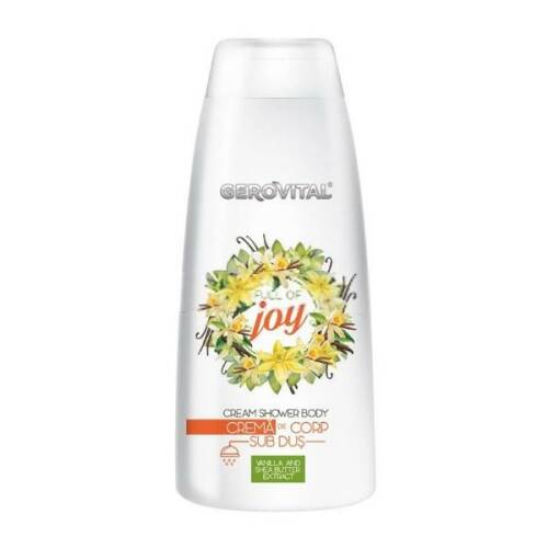 Crema de corp sub dus - gerovital cream shower body - full of joy, 250ml