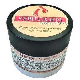 Crema emolienta si reparatoare pentru tegumente uscate keritogen uree 10% herbagen, 50g