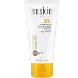 Crema emolienta solara soskin sun cream high protection spf 30+ 50ml