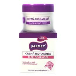 Crema hidratanta cu extract de orhidee - farmec moisturizing cream, 50ml