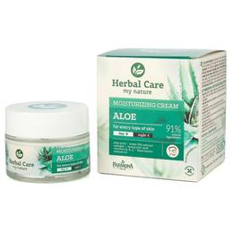 Crema hidratanta de zi/noapte cu aloe - farmona herbal care aloe moisturizing cream day/night, 50ml