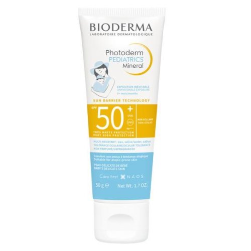 Crema minerala protectie solara pentru copii photoderm pediatrics, spf 50+, bioderma, 50 g