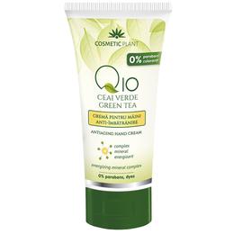 Crema pentru maini anti-imbatranire q10 + ceai verde cosmetic plant, 100ml