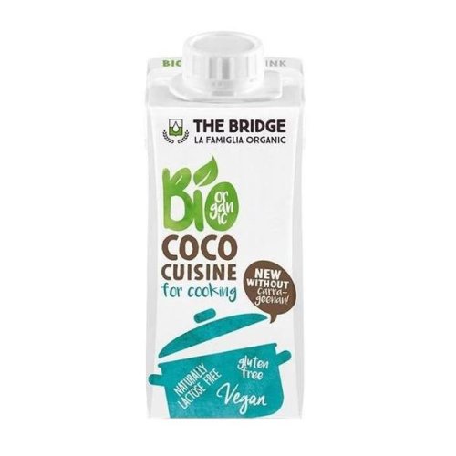 Crema vegetala pentru gatit din cocos - the bridge coco cuisine bio, 200 ml