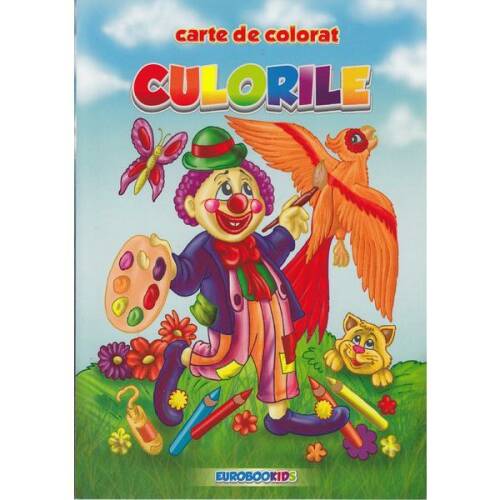 Culorile - carte de colorat, editura eurobookids