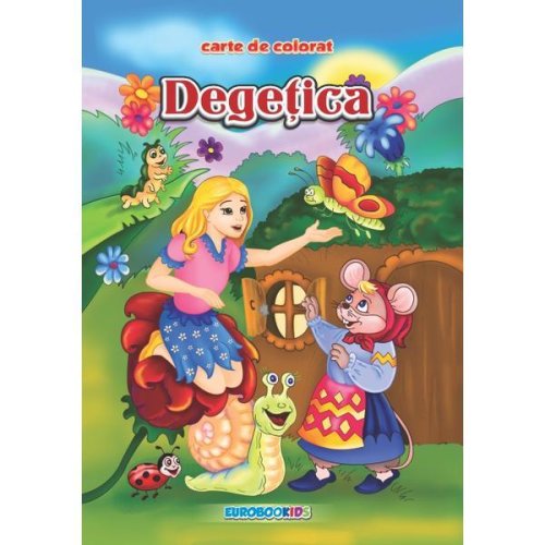 Degetica - carte de colorat, editura eurobookids