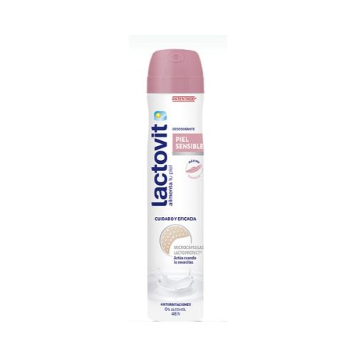 Deodorant spray fara alcool pentru piele sensibila - lactovit piel sensible, 200ml