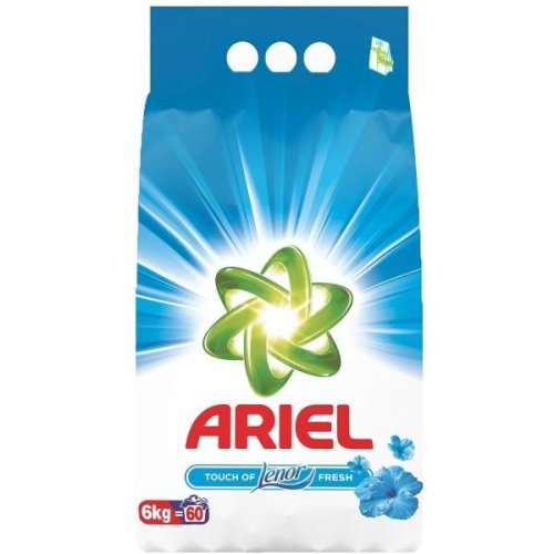 Detergent automat pudra pentru rufe colorate cu lenor - ariel color instant powder touch of lenor fresh, 6000 g