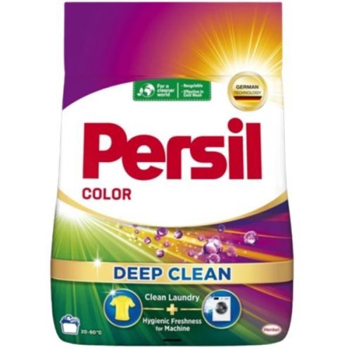 Detergent pudra automat pentru rufe albe si colorate - persil powder color deep clean, 2.1 kg