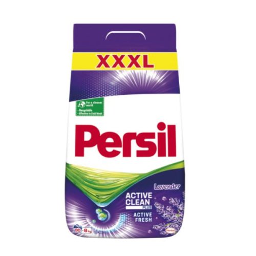 Detergent pudra automat pentru rufe colorate cu parfum de lavanda - persil xxxl active clean plus lavender active fresh, 8000 g