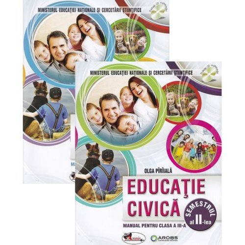 Educatie civica - clasa 3 sem.1+ sem.2 - manual + 2 cd- olga piriiala, editura aramis