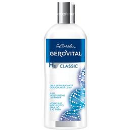 Emulsie hidratanta demachianta 2 in 1 - gerovital h3 classic 2 in 1 moisturizing cleanser, 200ml