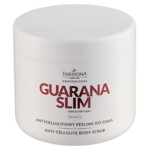 Exfoliant anticelulitic pentru corp - farmona guarana slim anti-cellulite body scrub, 600g