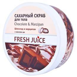 Exfoliant de corp ciocolata si martipan fresh juice, 225ml