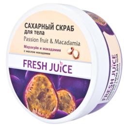 Exfoliant de corp fructul pasiunii si macadamia fresh juice, 225ml