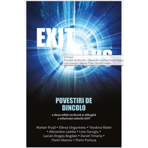 Exit plus: povestiri de dincolo, editura tritonic